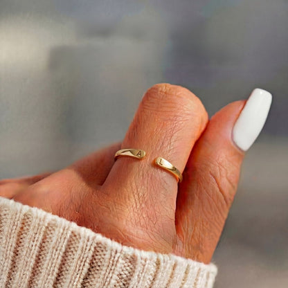 Anillo ajustable con Iniciales - Moroveta
